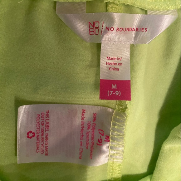 🎀 Chartreuse leggings Medium - Picture 2 of 2